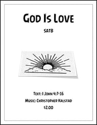 God Is Love SATB choral sheet music cover Thumbnail